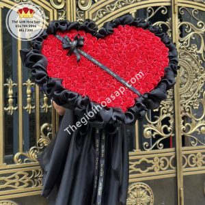Bó hoa hồng sáp đỏ 200 bông rực rỡ - Thế giới hoa sáp