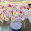 Chậu Hoa Sáp Tươi Sáng, Rực Rỡ - Quà Tặng Sang Trọng, Đặt Bàn Đẹp- hoa sáp thơm 1 chậu hoa sáp tươi sáng rực rỡ