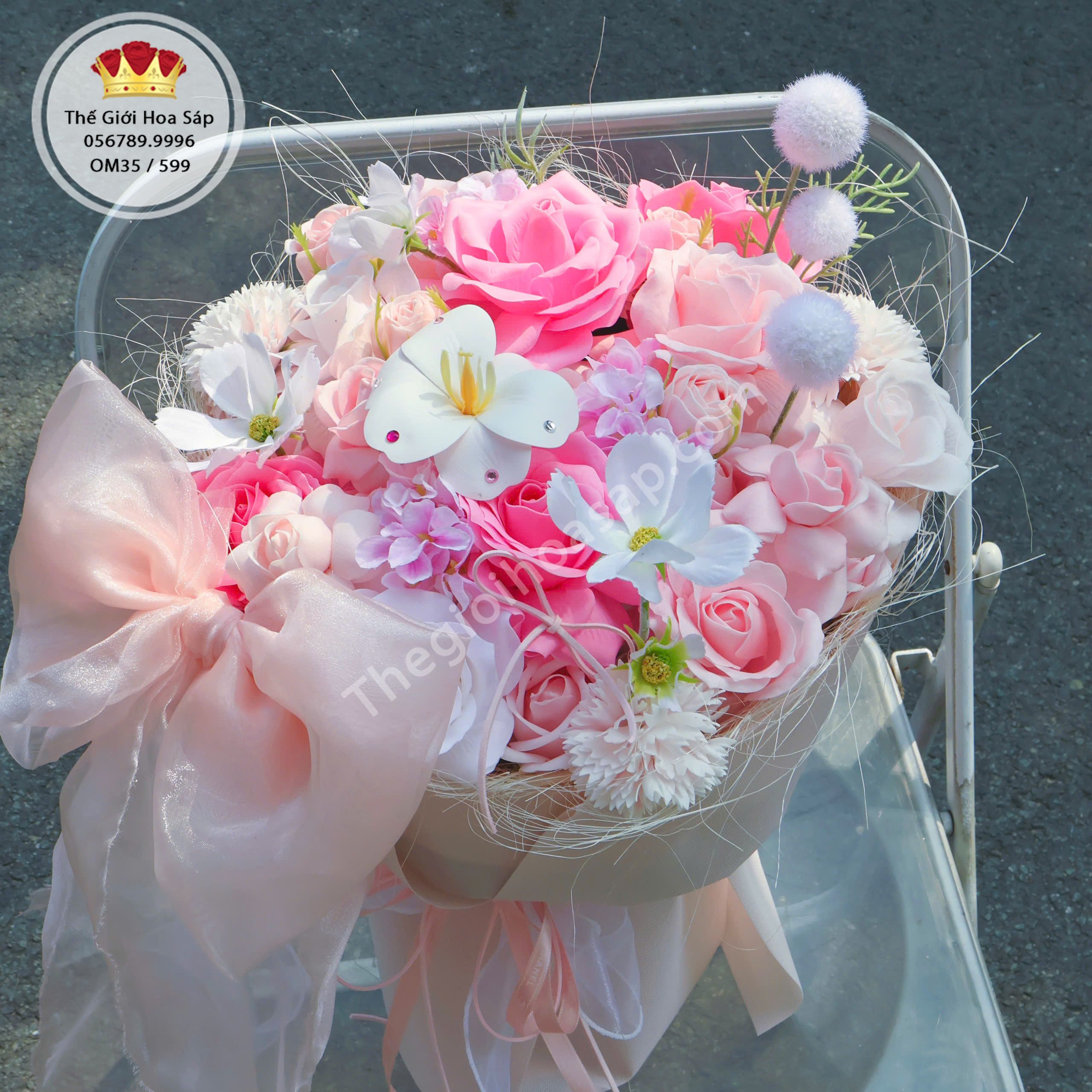 Bó Hoa Hồng Style Garden Mộng Mơ – Bó Hoa Sáp Đẹp, Ngọt Ngào Và Lãng Mạn- hoa sáp thơm 9 Bó Hoa Hồng Style Garden Mộng Mơ – Bó Hoa Sáp Đẹp, Ngọt Ngào Và Lãng Mạn- hoa sáp thơm 8